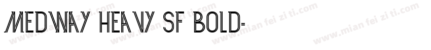 Medway Heavy SF Bold字体转换